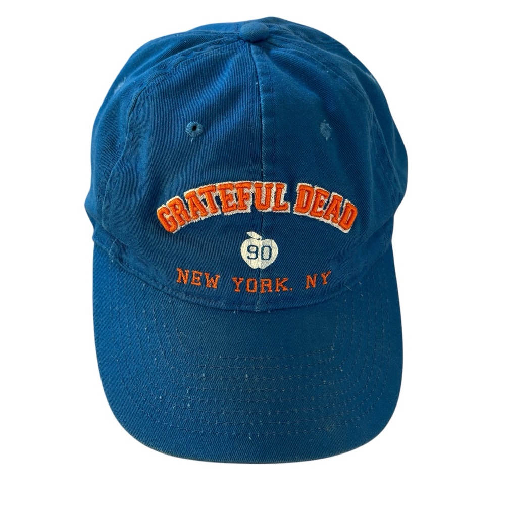 Grateful Dead 1990 MSG New York Concert Hat Tailgate The Garden Blue Cap